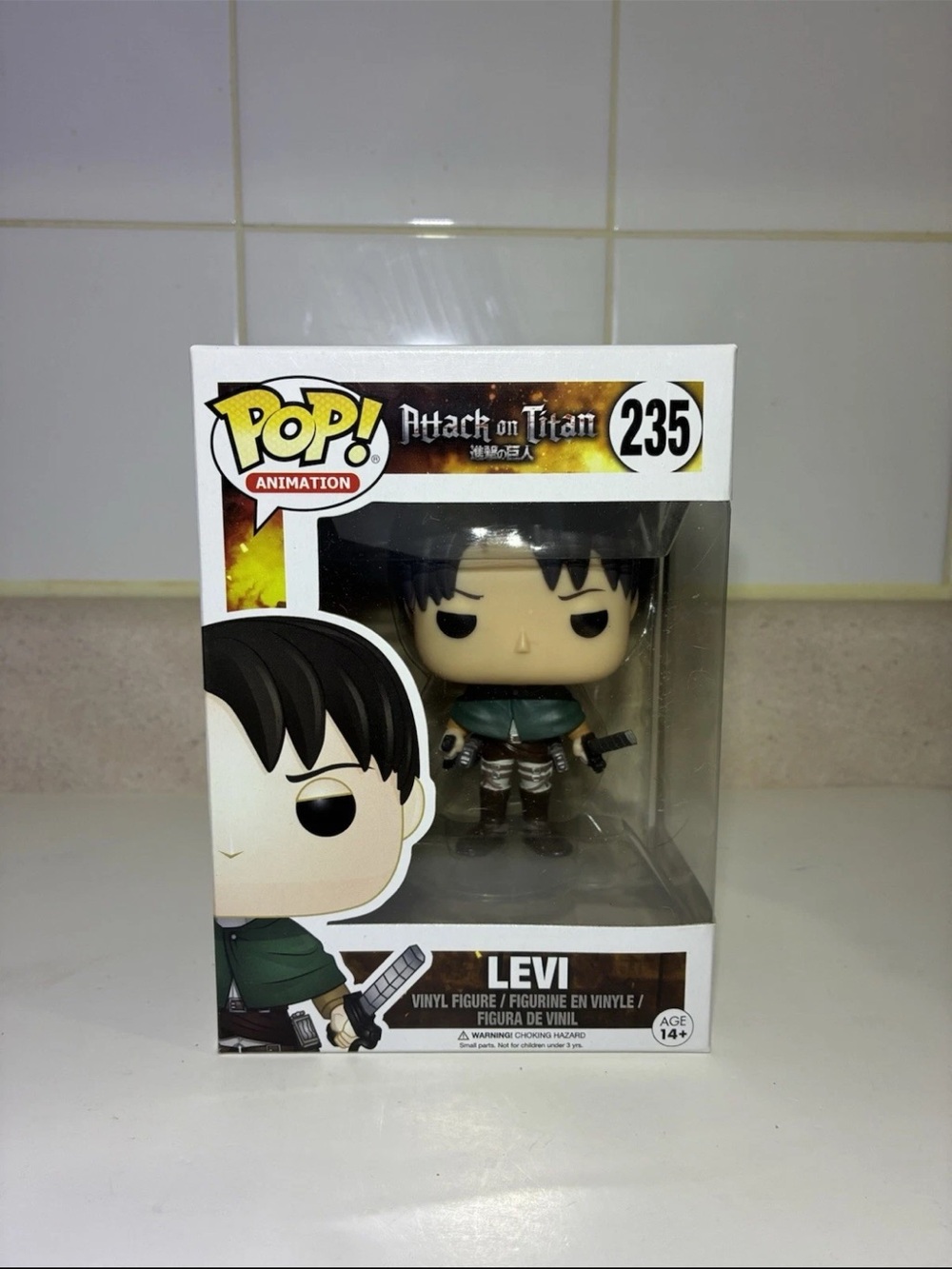Attack on Titan Levi Funko Pop! #235 Vinyl Figure In Box